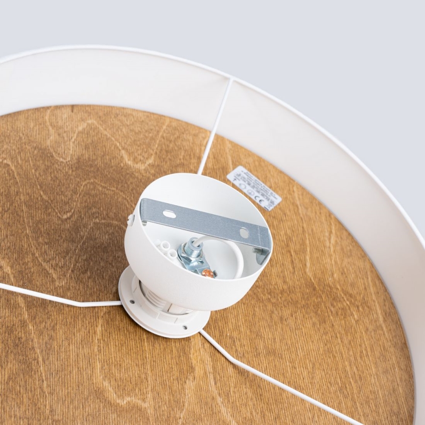 Plafonnier TELESTO 1xE27/15W/230V d. 35 cm blanc/beige