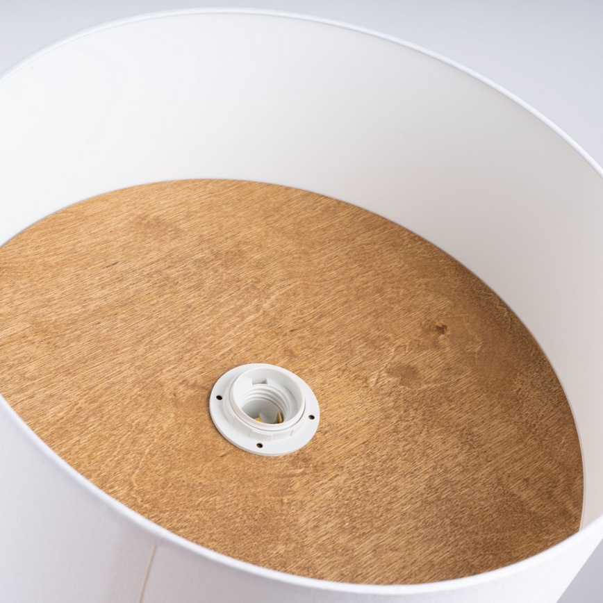 Plafonnier TELESTO 1xE27/15W/230V d. 35 cm blanc/beige