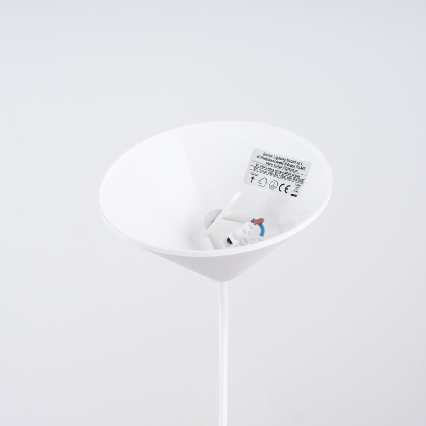 Suspension filaire NOVA 1xE27/15W/230V d. 40 cm blanc