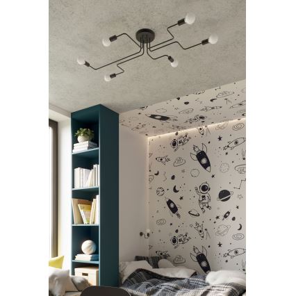 Applique VECTOR 1xE27/15W/230V nero