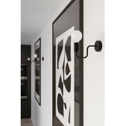 Applique VECTOR 1xE27/15W/230V nero