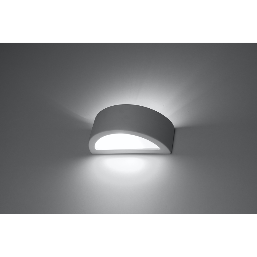 Applique ATENA 1xE27/15W/230V 20 cm bianco