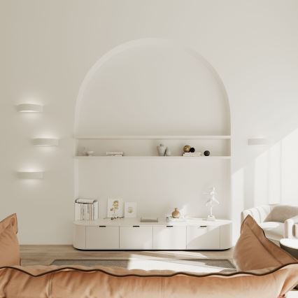 Applique ATENA 1xE27/15W/230V 20 cm bianco