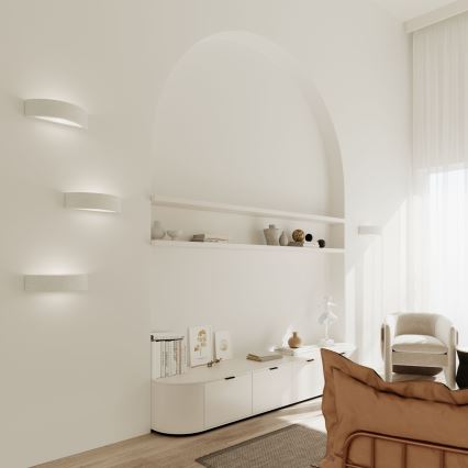 Applique ATENA 1xE27/15W/230V 20 cm bianco