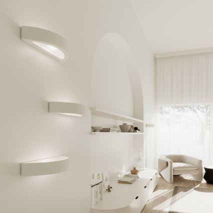 Applique ATENA 1xE27/15W/230V 20 cm bianco