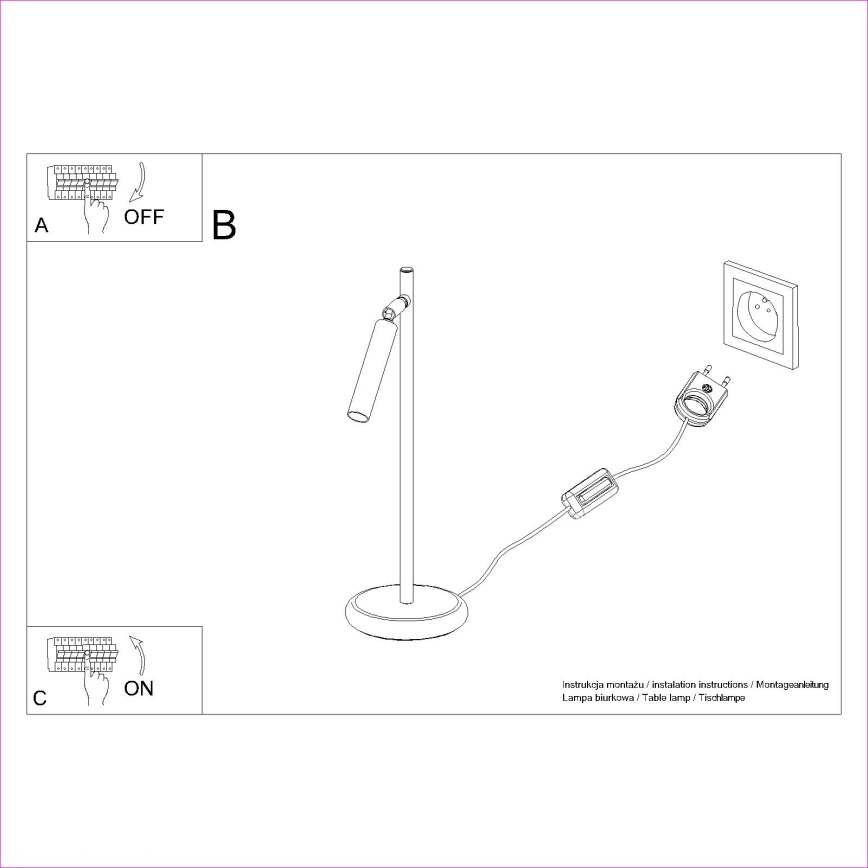Lampe de table PASTELO 1xG9/8W/230V doré