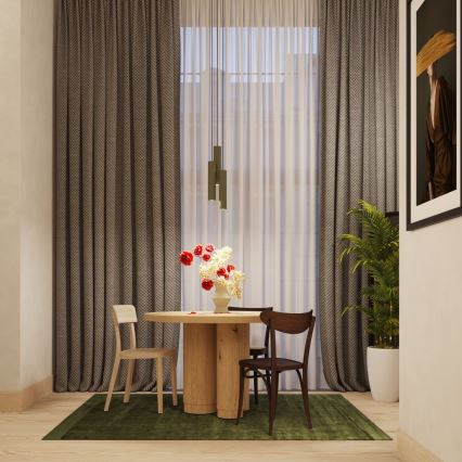 Lampadario a sospensione con filo LAGOS 3xGU10/10W/230V verde