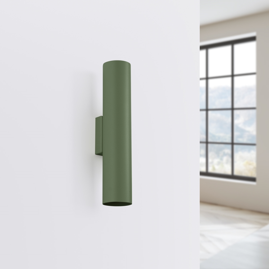 Applique LAGOS 2xGU10/10W/230V verde