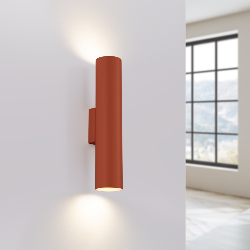 Applique LAGOS 2xGU10/10W/230V rosso