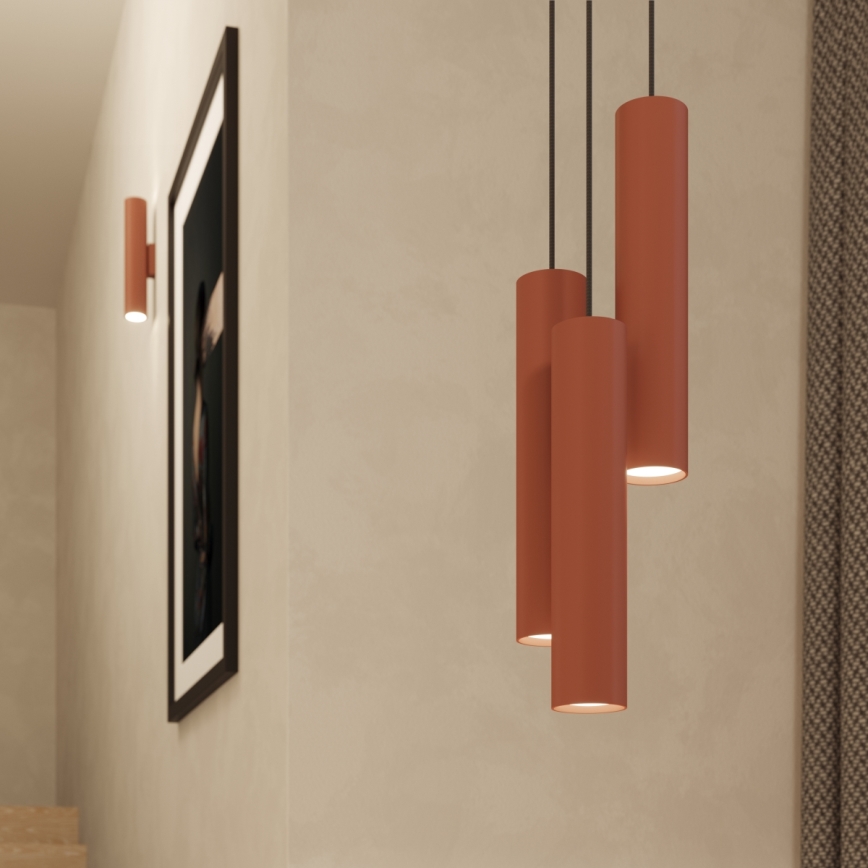 Applique LAGOS 2xGU10/10W/230V rosso
