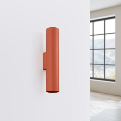 Applique LAGOS 2xGU10/10W/230V rosso