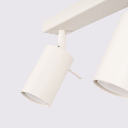 Faretto RING 6xGU10/10W/230V color crema