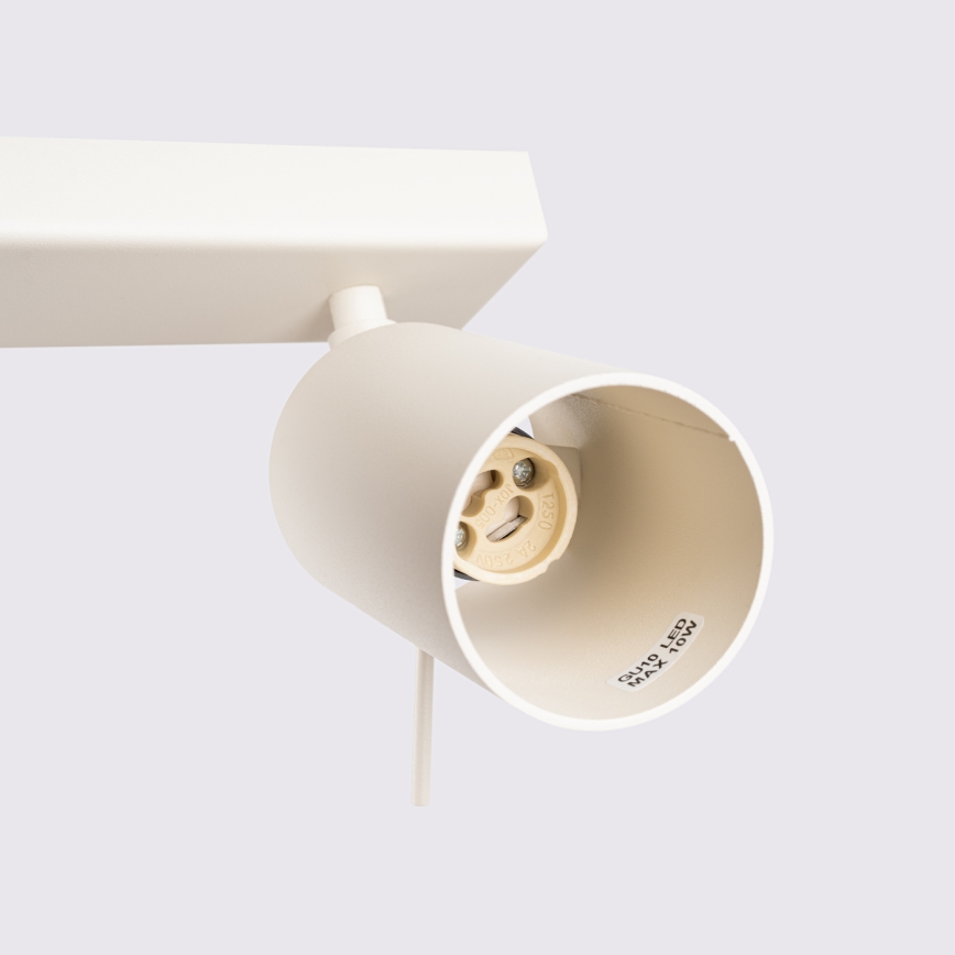 Faretto RING 6xGU10/10W/230V color crema