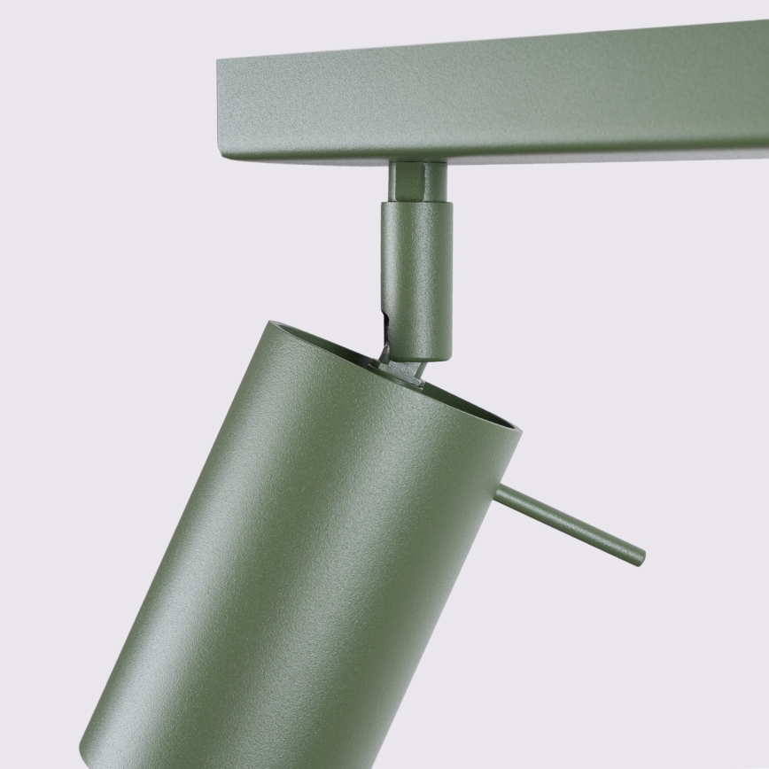 Strahler RING 3xGU10/10W/230V grün