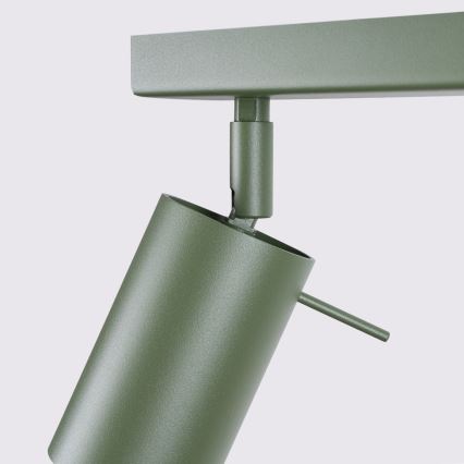 Strahler RING 4xGU10/10W/230V grün