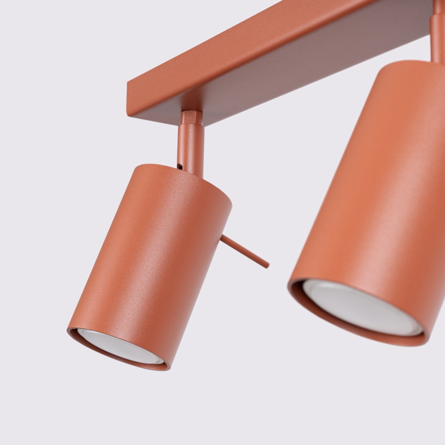 Faretto RING 4xGU10/10W/230V rosso