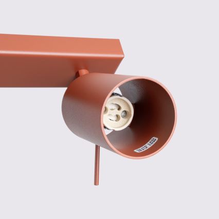 Faretto RING 4xGU10/10W/230V rosso
