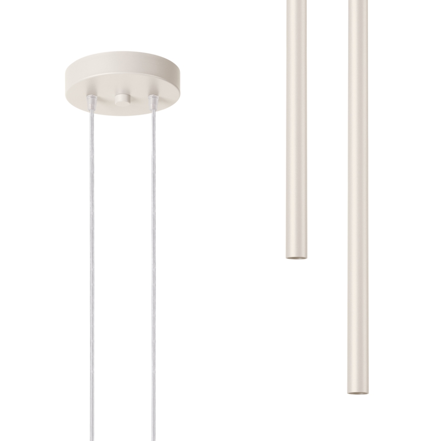 Lampadario a sospensione con filo PASTELO 2xG9/8W/230V color crema