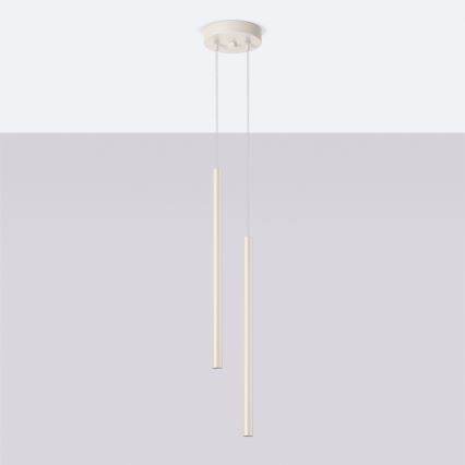 Suspension filaire PASTELO 2xG9/8W/230V crème