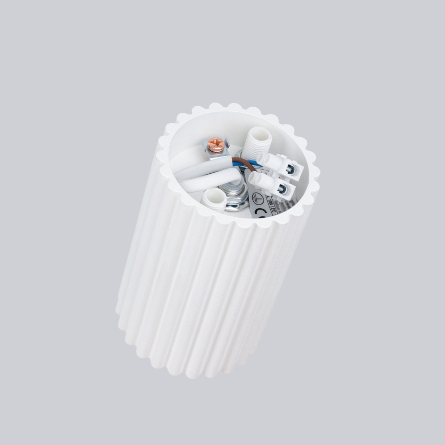 Faretto KARBON 1xGU10/10W/230V 10 cm bianco