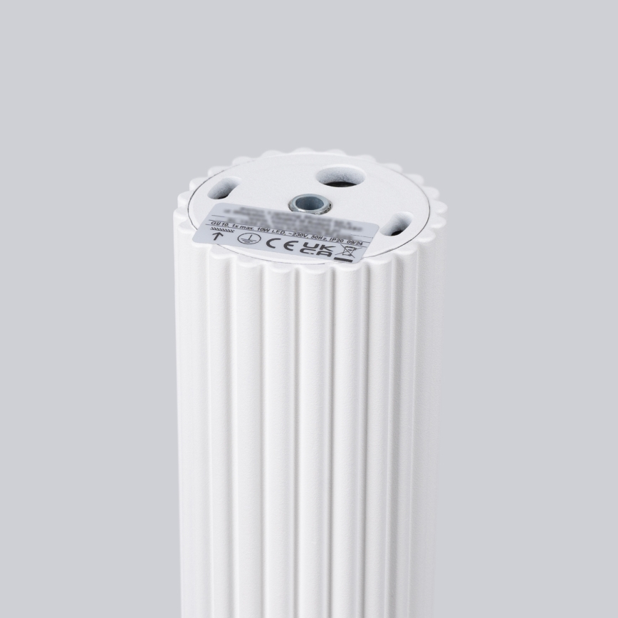 Faretto KARBON 1xGU10/10W/230V 20 cm bianco