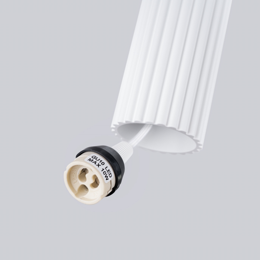 Suspension filaire KARBON 3xGU10/10W/230V blanc