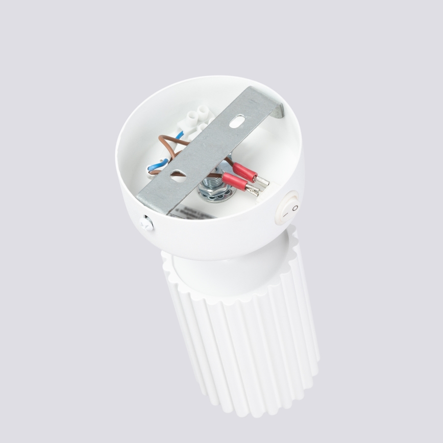 Faretto da parete KARBON 1xGU10/10W/230V bianco