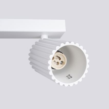 Faretto KARBON 2xGU10/10W/230V bianco