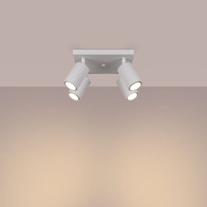 Spot KARBON 4xGU10/10W/230V blanc