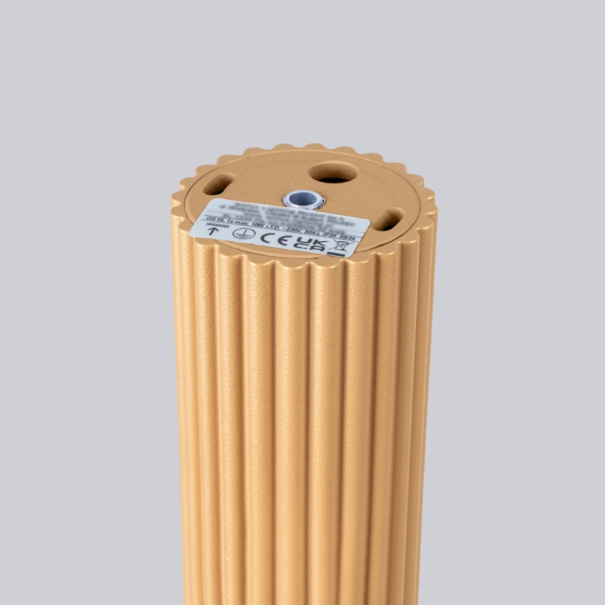 Faretto KARBON 1xGU10/10W/230V 20 cm oro