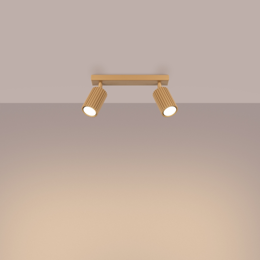 Faretto KARBON 2xGU10/10W/230V oro
