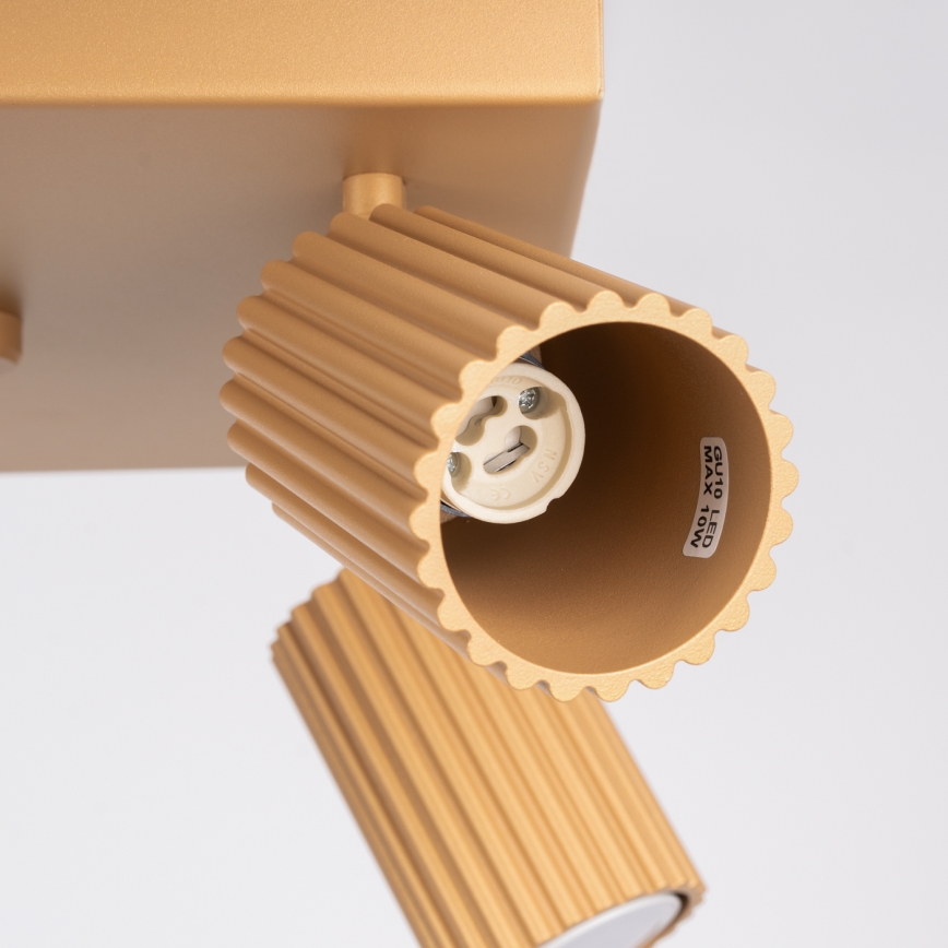 Strahler KARBON 4xGU10/10W/230V golden