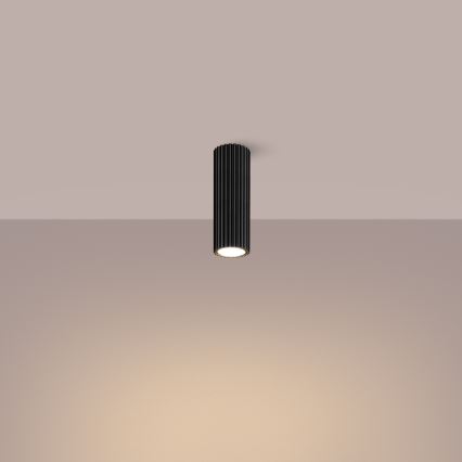 Faretto KARBON 1xGU10/10W/230V 20 cm nero