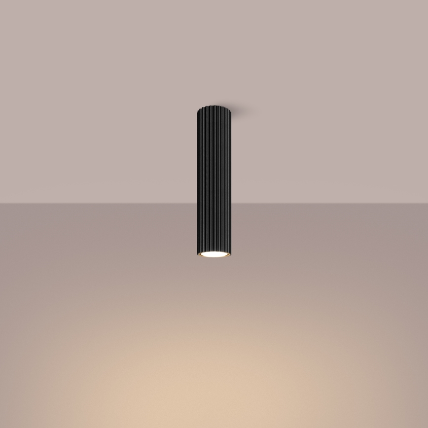 Faretto KARBON 1xGU10/10W/230V 30 cm nero