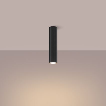 Spot KARBON 1xGU10/10W/230V 30 cm noir