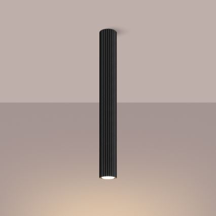 Spot KARBON 1xGU10/10W/230V 60 cm noir