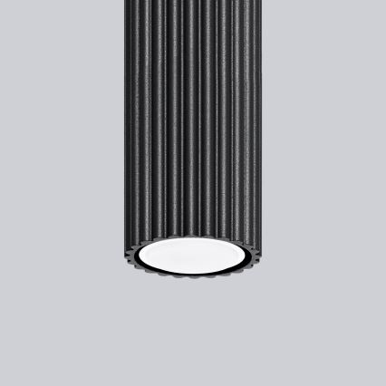 Spot KARBON 1xGU10/10W/230V 60 cm noir