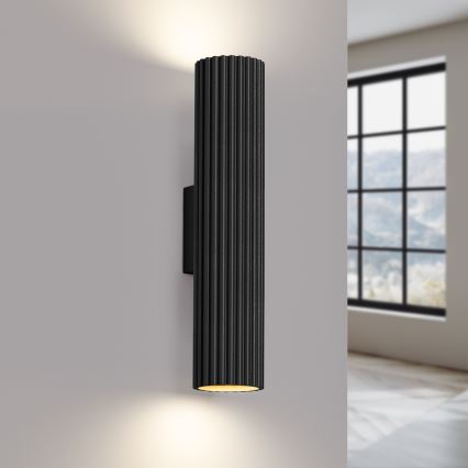Applique KARBON 2xGU10/10W/230V nero