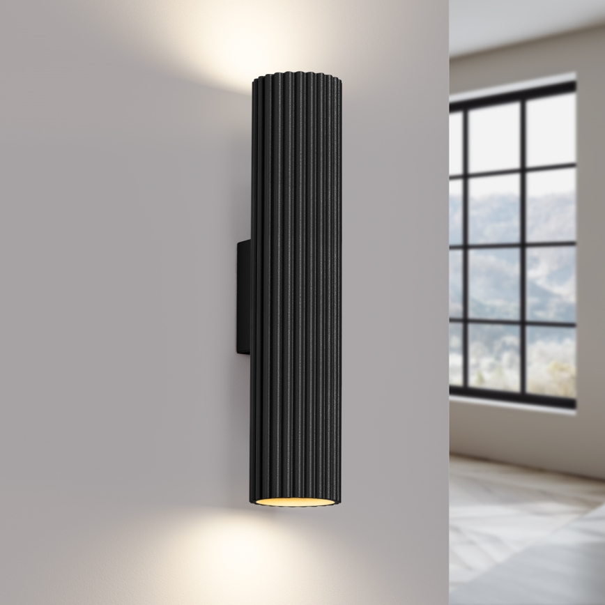Applique KARBON 2xGU10/10W/230V nero