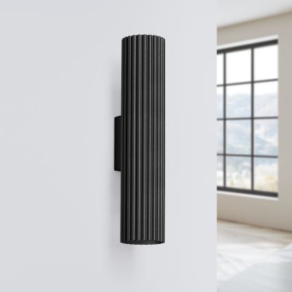 Applique KARBON 2xGU10/10W/230V nero