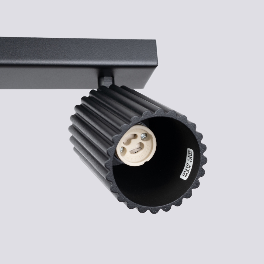 Faretto KARBON 6xGU10/10W/230V nero