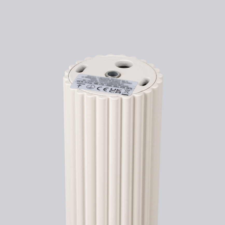 Faretto KARBON 1xGU10/10W/230V 20 cm color crema