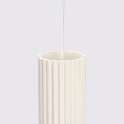 Suspension filaire KARBON 3xGU10/10W/230V crème