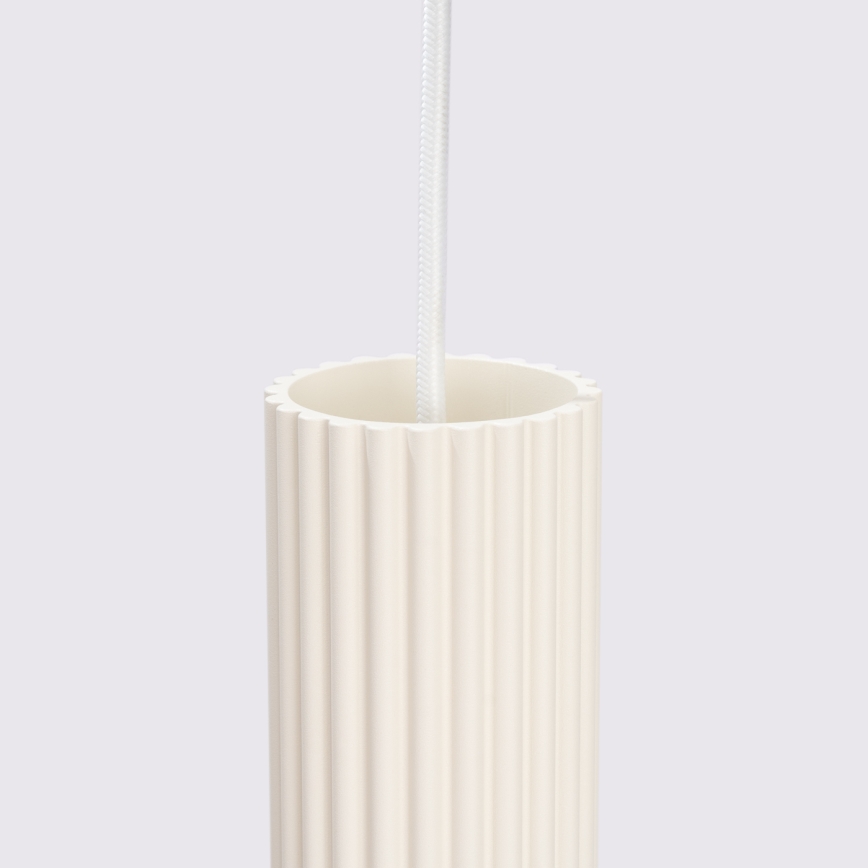Suspension filaire KARBON 3xGU10/10W/230V crème