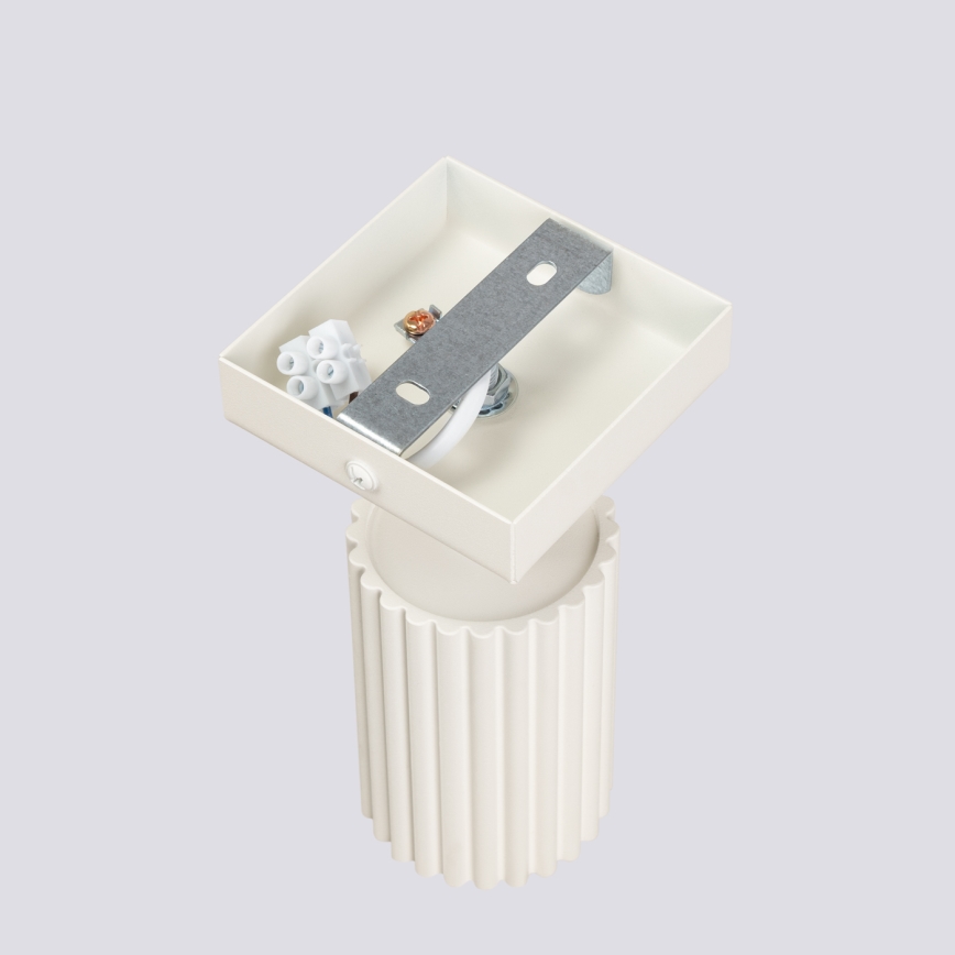 Faretto da parete KARBON 1xGU10/10W/230V color crema