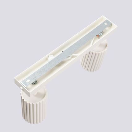 Faretto KARBON 2xGU10/10W/230V color crema