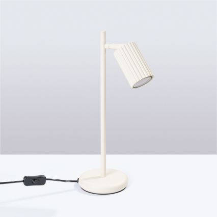 Lampada da tavolo KARBON 1xGU10/10W/230V color crema