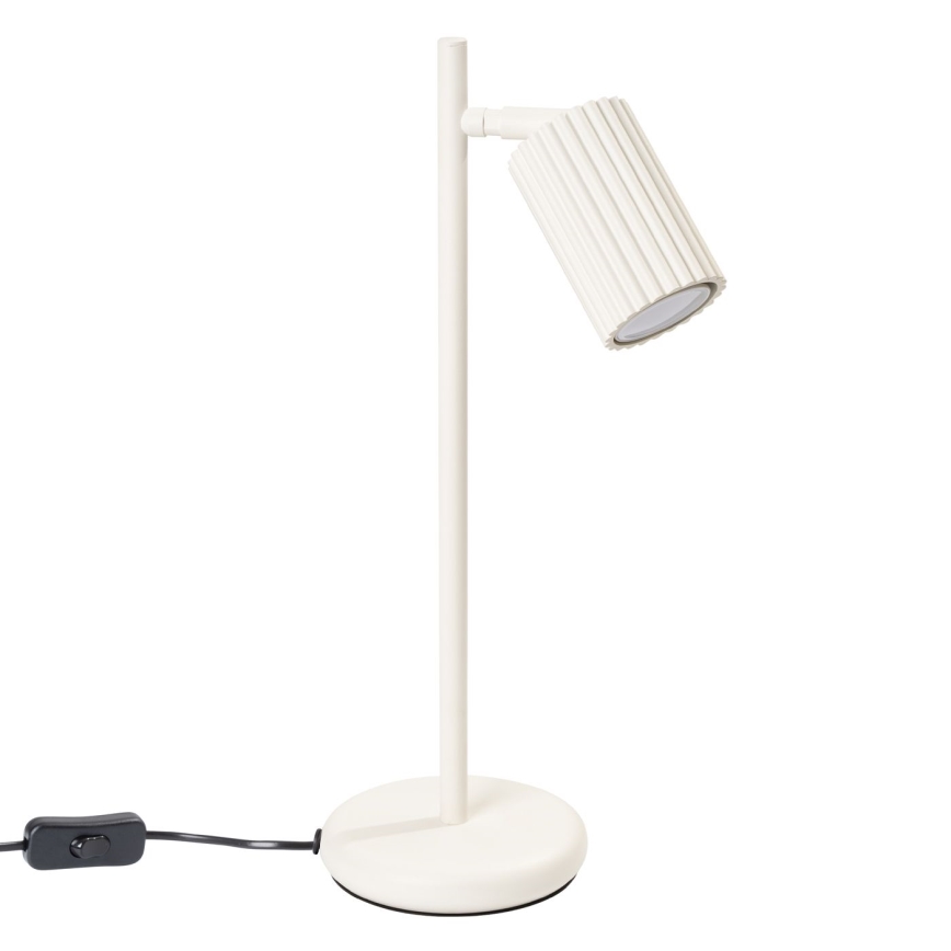 Lampada da tavolo KARBON 1xGU10/10W/230V color crema