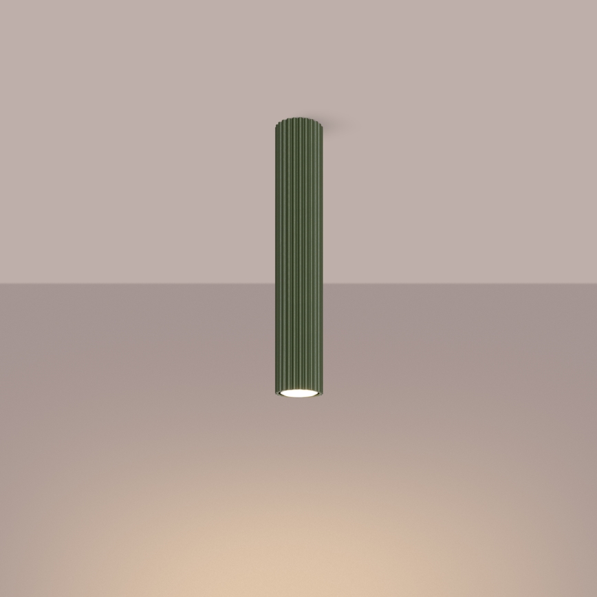 Faretto KARBON 1xGU10/10W/230V 40 cm verde