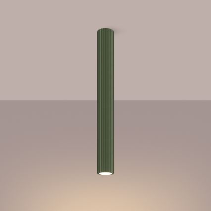 Faretto KARBON 1xGU10/10W/230V 60 cm verde